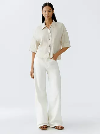 OUÍ | Bluse
Produktname: Bluse
Marke: OUÍ
Farbe: olive
Kategorien: Mode,Damen
Tags: Große Größen

Ärmellänge: Kurzarm
Material: Leinen
Kragenform: Hemdblusenkragen
Passform (Oberbekleidung): Oversized
Stil: Pure
Details: Seitenschlitze,Asymmetrisch | creme